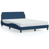  Posteljni okvir z vzglavjem brez vzmetnice 140x190 cm blago | Shoptok.si