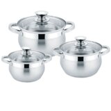 Swiss Royal 3-delni set posode iz nerjavečega jekla 3L, 4L in 6L, (21403582) | Shoptok.si