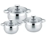 Royal 3-delni set posode iz nerjavečega jekla 3L, 4L in 6L, (21403582)