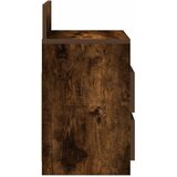  Noćni ormarići 2 kom s 2 ladice dimljeni hrast 40x33x60 cm | shoptok.hr