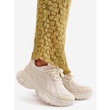 Boto Women's Sports Sneakers Beige Timoci | Shoptok.si