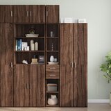 vidaXL Uski ormarić za pohranu smeđa boja hrasta 30x42,5x225 cm drveni | shoptok.hr