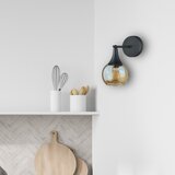  Zidna svetiljka STAR 1xE27/60W/230V crna/zadimljeno bež | Eponuda.com