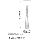 Opviq Podna Lampa Visoka-13473, 175 cm, E27, 200 cm Kabel, Crna | Eponuda.ba
