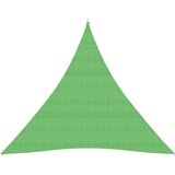 vidaXL Senčno jadro 160 g/m² svetlo zeleno 4,5x4,5x4,5 m HDPE, (20703318) Cene
