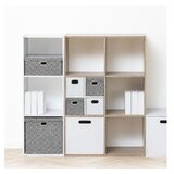 Five polica 6 otvora modul 67.5x32x100.5cm furnir bijela | shoptok.hr