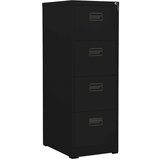 Furnova Arhivska omarica črna 46x62x133 cm jeklo, (21919683) | Shoptok.si