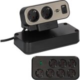  Breenstuhl 1153580210 power extension 2 m 9 AC outlet(s) Indoor Black, Silver Cijene