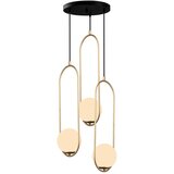 Squid Lighting Zlata viseča svetilka Arch, višina 146 cm Cene