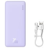 Baseus AIRPOW 10000MAH 20W POWER BANK (VIJOLIČNA), (5000017443) | Shoptok.si