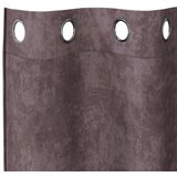  Baršunaste zavjese sa zavjesama 2 pcs Smeđa 225 x 140 cm Baršun | shoptok.hr