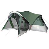 vidaXL Družinski šotor tipi za 8 oseb zelen vodoodporen | Shoptok.si