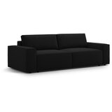 Micadoni Črna raztegljiva sedežna garnitura iz tkanine bouclé 247 cm Jodie – Home | Shoptok.si