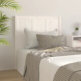 vidaXL Posteljno vzglavje belo 105,5x4x100 cm trdna borovina | Shoptok.si