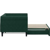  Dnevni krevet na razvlačenje tamnozeleni 80 x 200 cm baršunasti | shoptok.hr