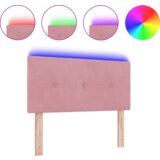  LED Glava_postelje Gumb Prešita Roza 80 cm Žamet, (22051927) | Shoptok.si