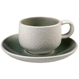 Set skodelica za črno kavo Stones 100ml / 4 kos / zelena / keramika, (5000199534)