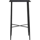  3-dijelni barski set od tkanine crni | shoptok.hr