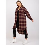 ex moda Shirt-EM-KS-003/06.38X-burgundy | Shoptok.si