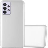 Cadorabo Case, združljiv s Samsungom v kovinskem srebru - zaščitni pokrov, narejen iz fleksibilnega silikona TPU, (20595908) | Shoptok.si