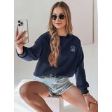 DStreet Bluza damska oversize z haftem SOFTSLON granatowa Cene