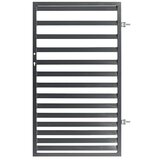 Polbram Vrata za ogradu Selena, pocinčano željezo (90 x 150 cm, Antracit, Namijenjeno za: Desno otvaranje) | shoptok.hr