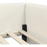  Kutni krevetni okvir s madracem Ostalo 2 pcs Krema Baršun | shoptok.hr