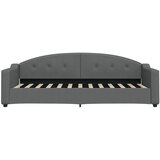  Dnevni krevet s madracem tamnosivi 80 x 200 cm od tkanine | shoptok.hr