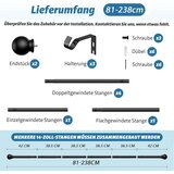 TRAROD Nastavljiva karnisa za zavese - 81–238 cm | Shoptok.si