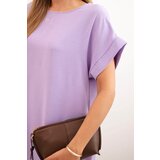 Kesi Włoski Dress with pockets light purple | Shoptok.si