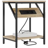  Noćni ormar Sonoma hrast 38 x 30 x 48 cm Konstruirano drvo | shoptok.hr