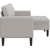 SOFA 2-sjed s ležaljkom u obliku slova L oblak siva 125 cm | shoptok.hr