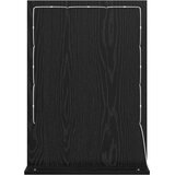  Ogledalo za Toalet Pravokutni Crni hrast 70 x 50 x 18 cm | shoptok.hr