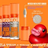 NYX Professional Makeup Duck Plump sjajilo za usne s plumping efektom nijansa Quazy Silver 7 ml | shoptok.hr