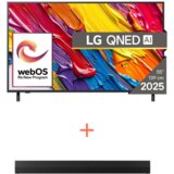 LG Televizor 55QNED82A3B 55", 4K Smart, Sivi + Soundbar S20A, 2.0, 50W, Crni | ePonuda.com