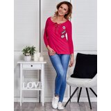 Factory Price Blouse-PL-BZ-1415.04-fuchsia | Shoptok.si
