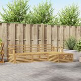  Set vanjskih sofa 4 pcs Bijela Čvrsto drvo akacije | shoptok.hr