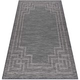 RugsX Preproge Preproga v videzu sisala ploščati kruh PATIO 155x220 cm Črna | Shoptok.si