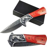 IZMAEL Zložljiv zunanji nož A3244 - Črna/Rjava | Shoptok.si