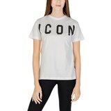 iCON Majice s kratkimi rokavi ICDF2W6T001 Bela Cene