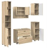  Set namještaja za kupaonicu 5 kom. Sonoma hrast | shoptok.hr
