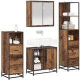 vidaXL set namještaja za kupaonicu 4 pcs staro drvo 65 x 33 x 60 cm | shoptok.hr
