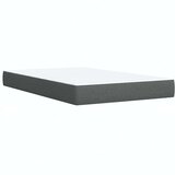 vidaXL Krevet s oprugama i madracem tamnosivi 120 x 200 cm od tkanine | shoptok.hr