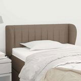  Vzglavje z ušesi taupe 103x23x78/88 cm blago, (20936387) | Shoptok.si
