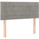  box spring s madracem LED svjetlosivi 80x200 cm baršun | shoptok.hr