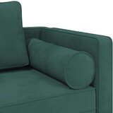  Počivaljka s jastucima tamnozelena baršunasta | shoptok.hr