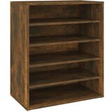 Maison Chic Omarica za obutev - Kopa za čevlje dimljeni hrast 60x35x70 cm konstruiran les, (21778388) Cene