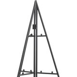  Metalno ukrasno božićno drvce crno 140 cm | shoptok.hr