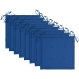  Vrtne stolice s jastucima 8 kom od masivne tikovine | shoptok.hr
