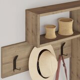Livetastic Stenski Obešalnik Game, Barva Temnega Hrasta | Shoptok.si